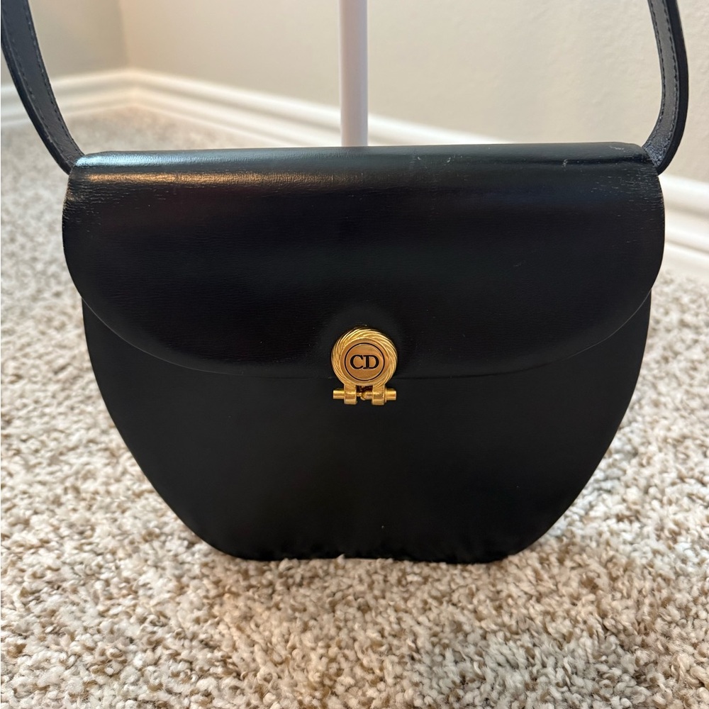 Dior Black Mini Bag with Gold Accent - Picture 3 of 11